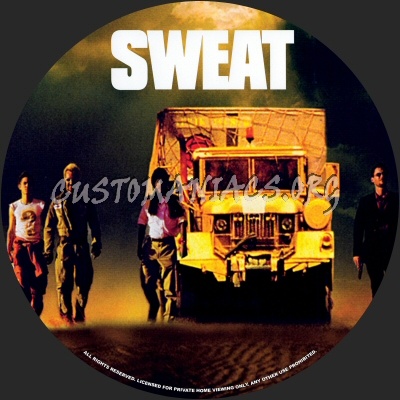 Sweat dvd label