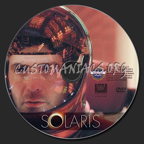 Solaris dvd label