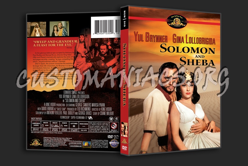 Solomon and Sheba dvd cover