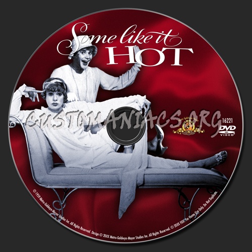 Some Like It Hot dvd label