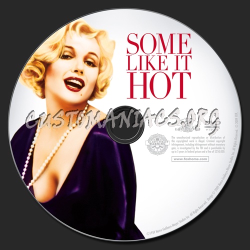 Some Like It Hot dvd label