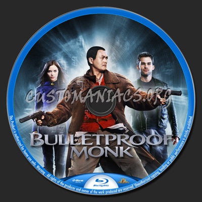 Bulletproof Monk blu-ray label