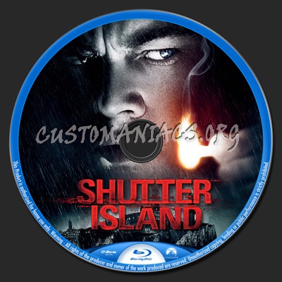 Shutter Island blu-ray label