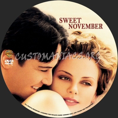 Sweet November dvd label