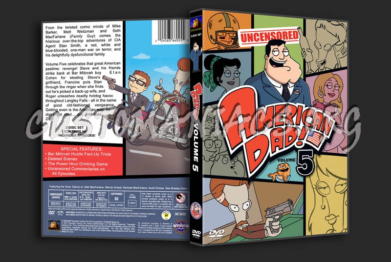 American Dad - Volume 5 dvd cover