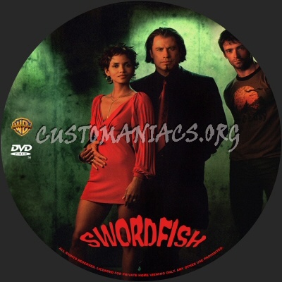 Swordfish dvd label