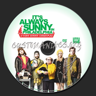It's Always Sunny In Philadelphia - A Very Sunny Christmas dvd label