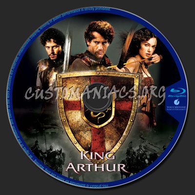 King Arthur blu-ray label