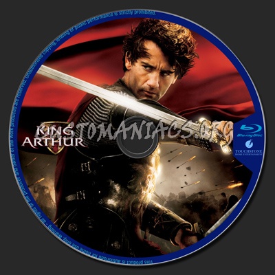 King Arthur blu-ray label