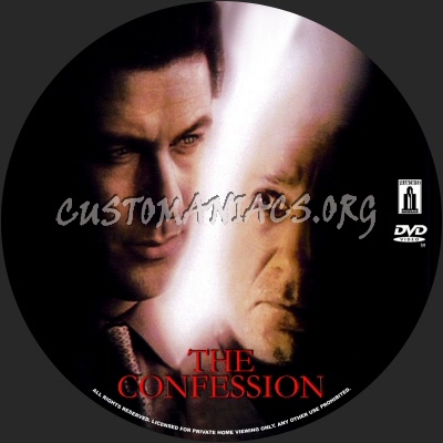 The Confession dvd label