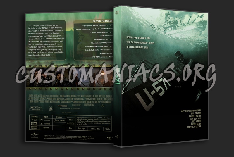 U-571 dvd cover