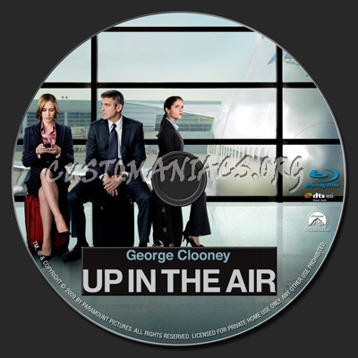 Up In The Air blu-ray label