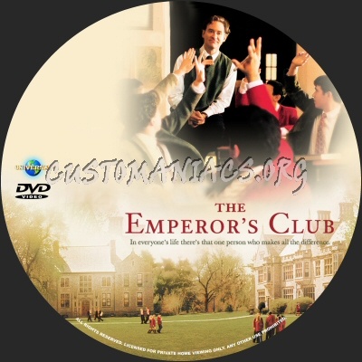 The Emperor's Club dvd label