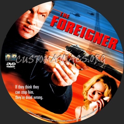 The Foreigner dvd label