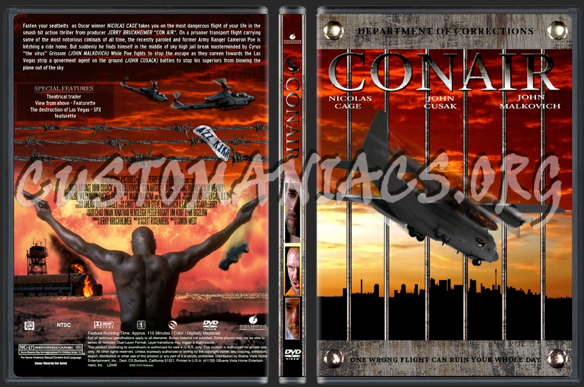 Con Air dvd cover