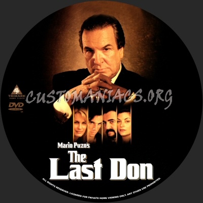 The Last Don dvd label