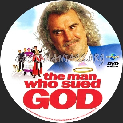 The Man Who Sued God dvd label