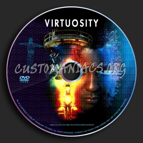 Virtuosity dvd label