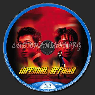 Infernal Affairs blu-ray label