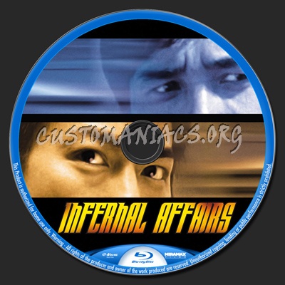 Infernal Affairs blu-ray label