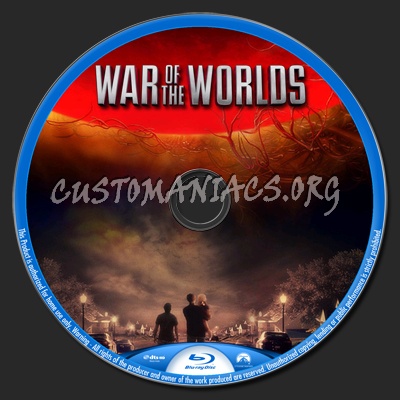 War Of The Worlds blu-ray label