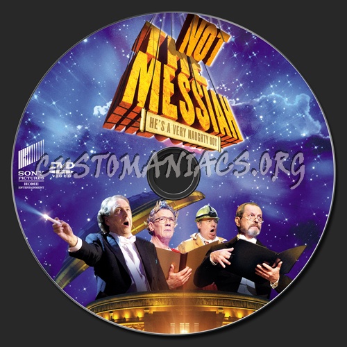 Not the Messiah  He's A Very Naughty Boy dvd label