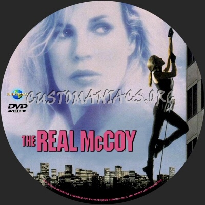 The Real McCoy dvd label