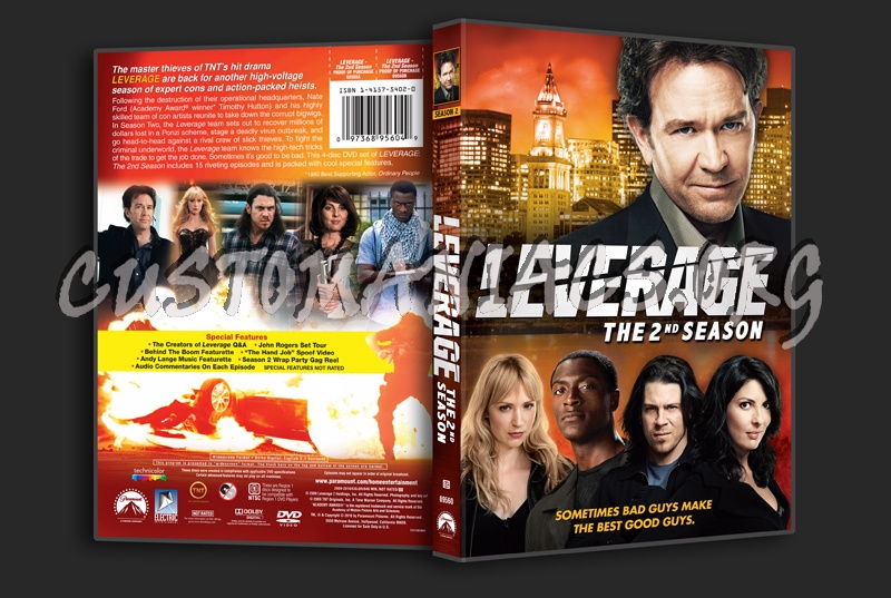 Leverage Season 2 dvd cover