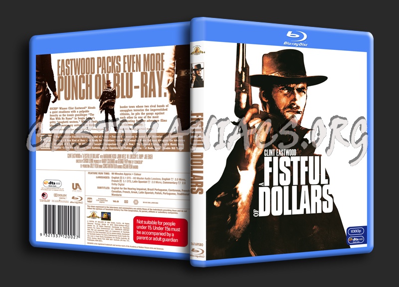 A Fistful of Dollars blu-ray cover