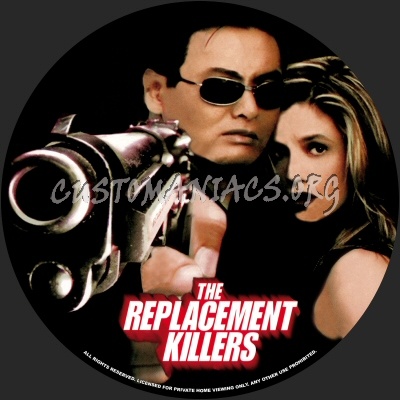 The Replacement Killers dvd label