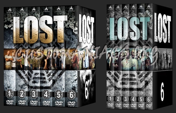 Lost Season 1-6 dvd cover