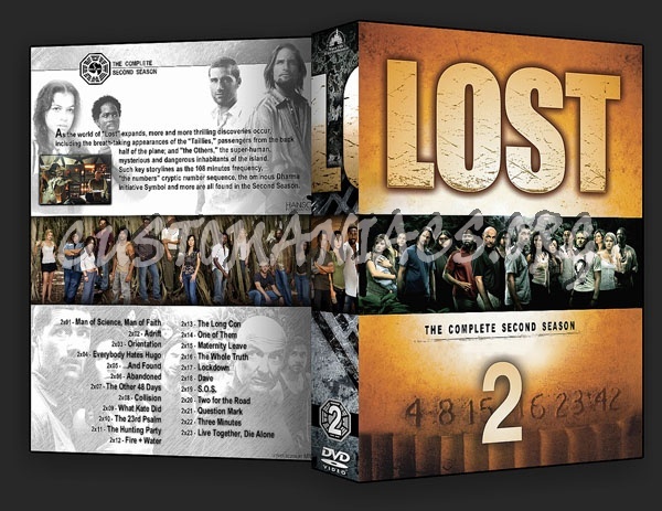 Lost Season 1-6 dvd cover