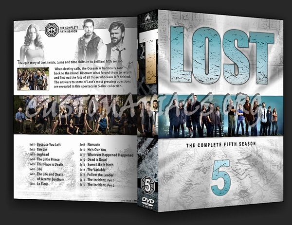 Lost Season 1-6 dvd cover