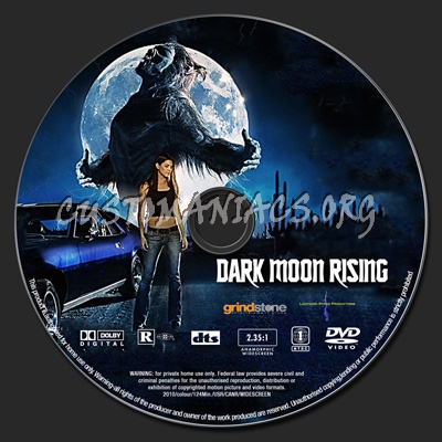 Dark Moon Rising dvd label