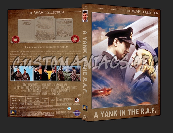 War Collection A Yank in the R.A.F. dvd cover