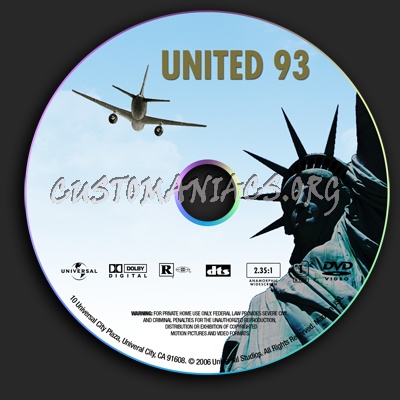 United 93 dvd label