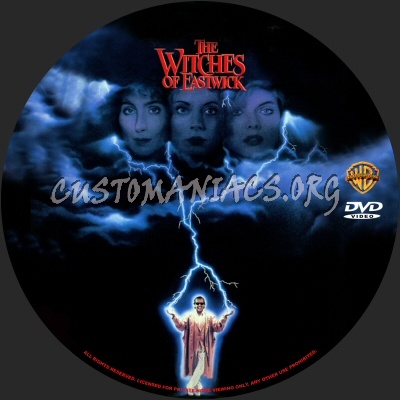 The Witches of Eastwick dvd label