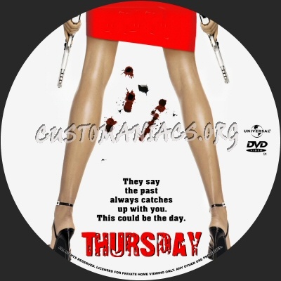 Thursday dvd label