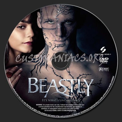 Beastly dvd label
