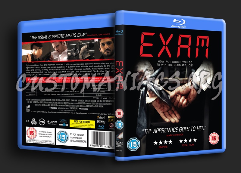 Exam blu-ray cover