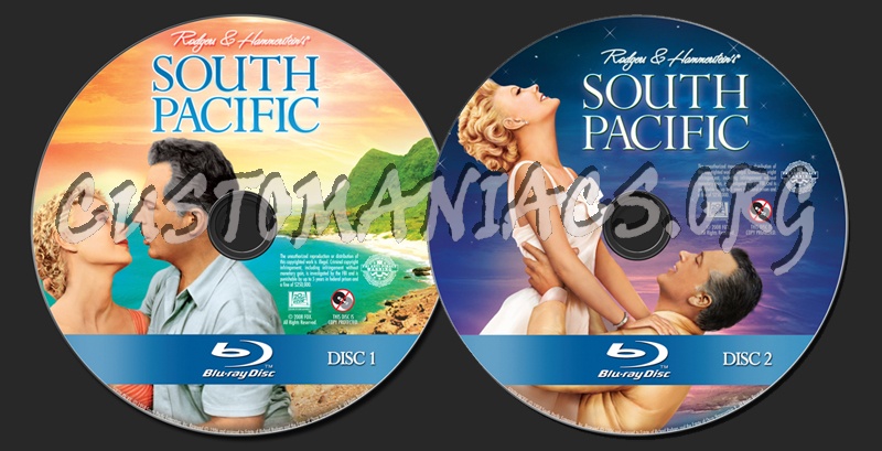 South Pacific blu-ray label