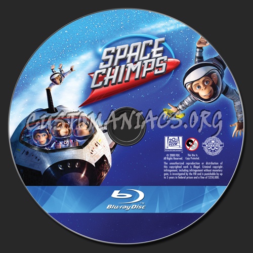 Space Chimps blu-ray label
