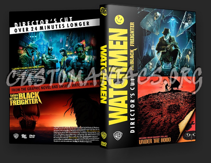 Watchmen & Tales of the Black Freighter dvd cover
