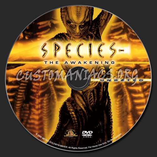 Species 4 dvd label