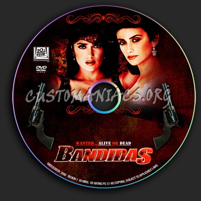 Bandidas dvd label