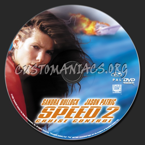 Speed 2 dvd label