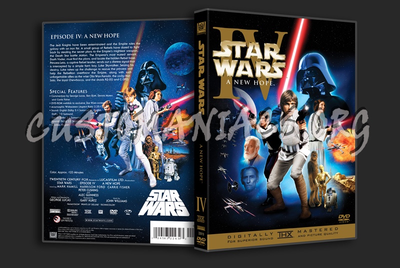 Star Wars IV A New Hope dvd cover