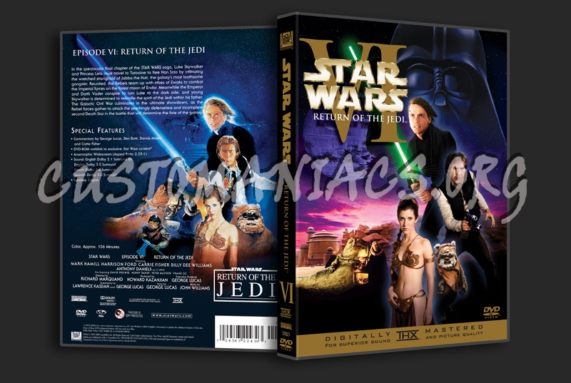 Star Wars VI Return of the Jedi dvd cover