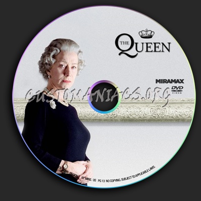 The Queen dvd label