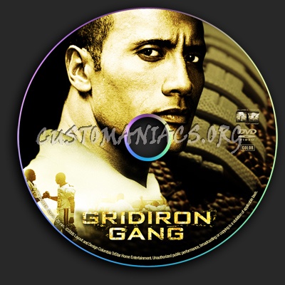 Gridiron Gang dvd label